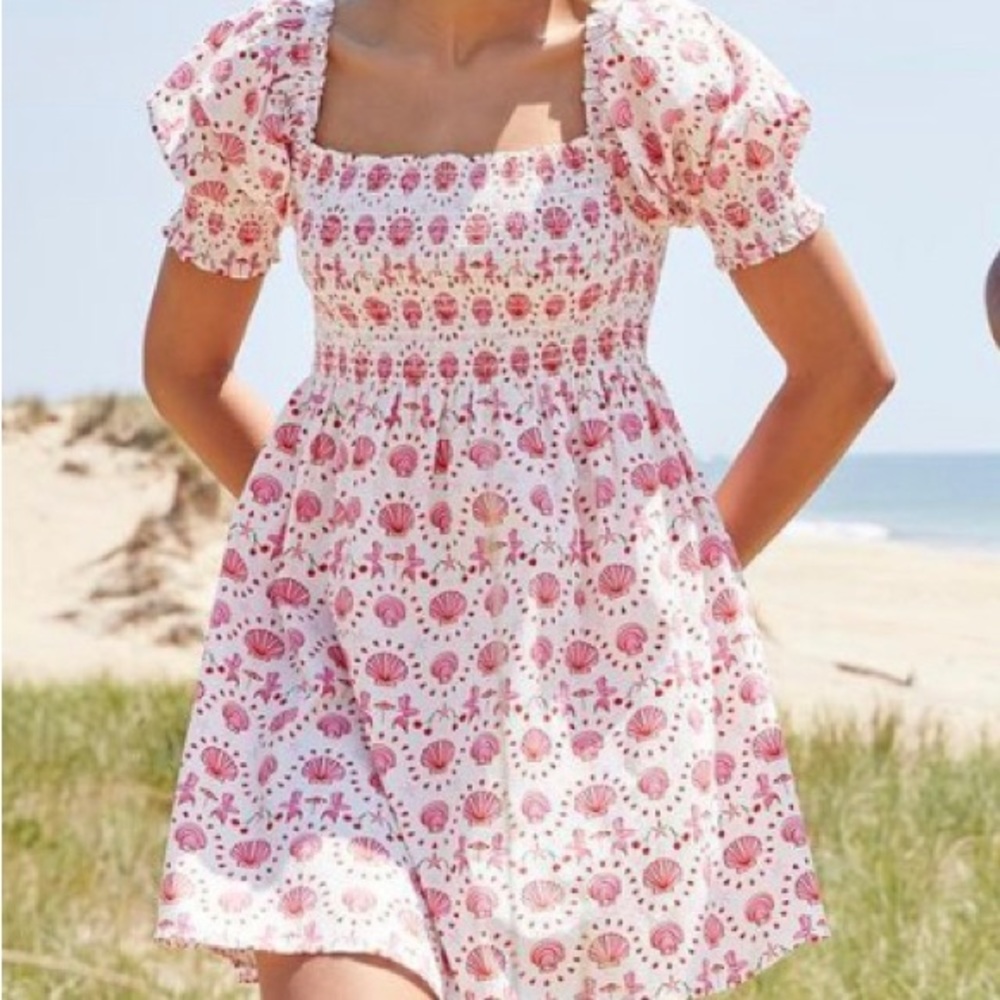 hill house home mermaid print athena dress